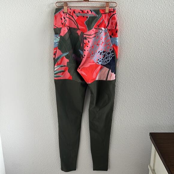 GymShark X Nikki Blackketter Dynamic Legging Pineapple Green Coral Small - Picture 2 of 11